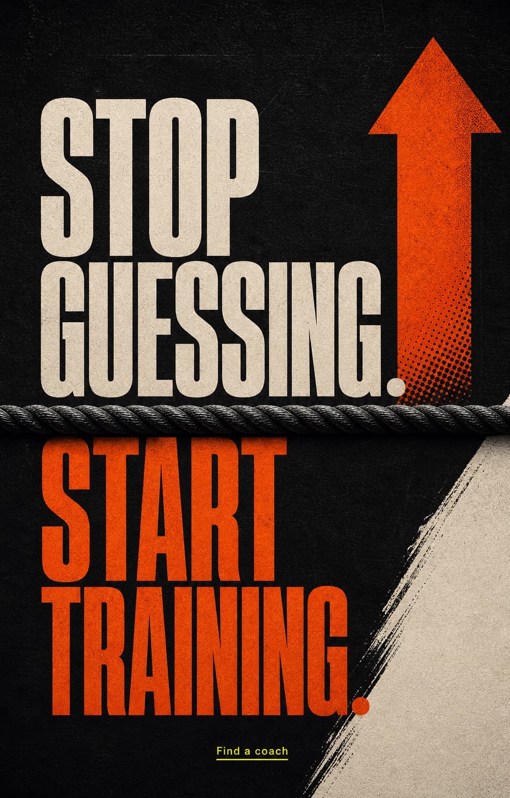 Liftrz creative: Stop guessing. Start training.
